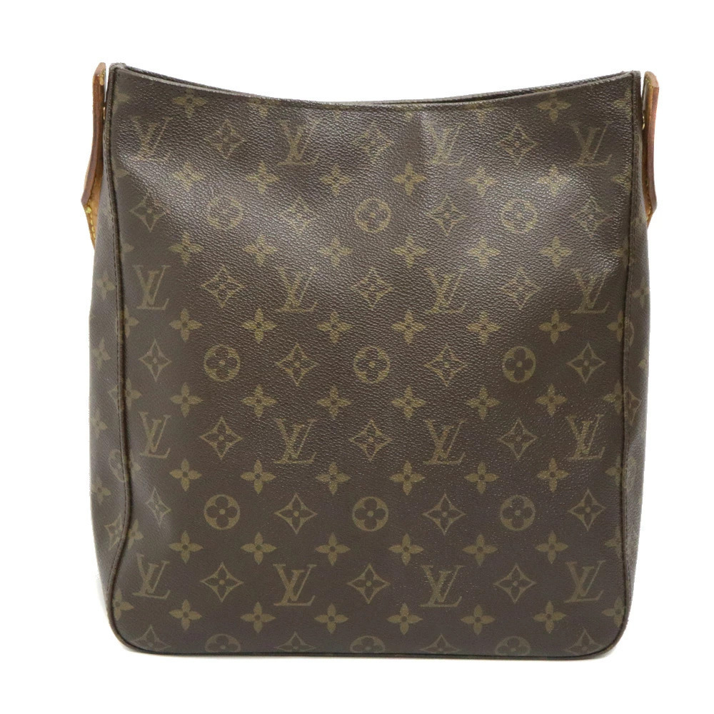 Louis Vuitton Looping Monogram Shoulder Bag Brown